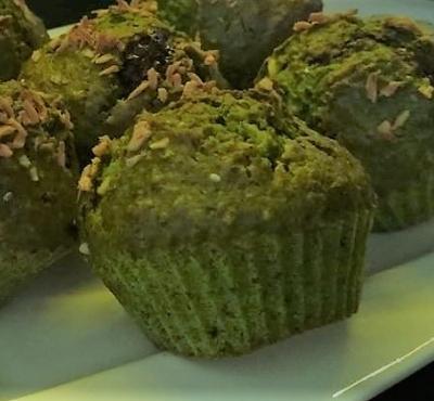 Zielone muffinki