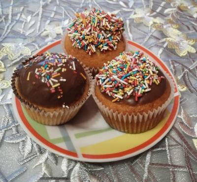 Muffinki śmietankowo- kakaowe